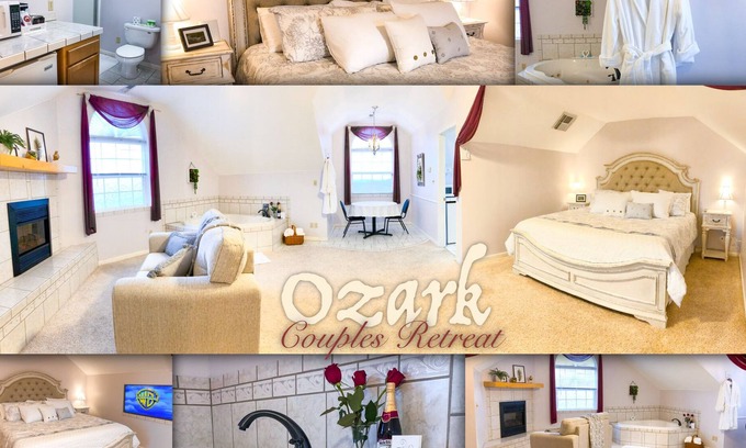 Branson Cama Y Desayuno | Romántico entorno de montaña Ozark ~ a solo minutos de Branson