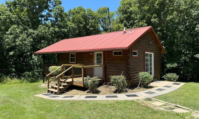 Logan Cabina | Lujoso-Prairie Rose Cabin-Vista al bosque-Cabaña-Baño Privado