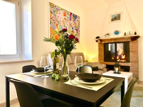 Vasanello Apartamento | Romantica casa con camino Centro storico Vasanello