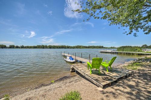 Brimfield Casa | Rome City Waterfront Oasis with Beach and Dock!