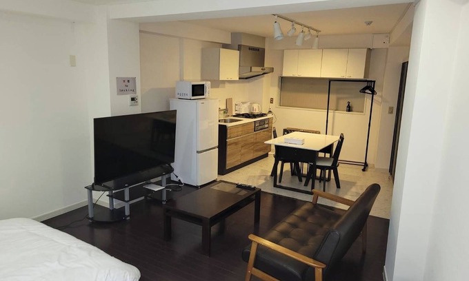 Hiroshima City Centre Apartamento | Room 501 - PSTAY Hiroshima Peace Park with Pets Room 501 / Hiroshima Hiroshima