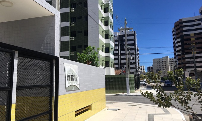 Ponta Verde Apartamento | Habitación y habitación en el corazón del paseo marítimo de Maceió