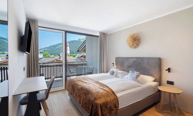 Villabassa Apartamento | Habitación 'Bergnest' con vistas a la montaña, terraza privada y Wi-Fi