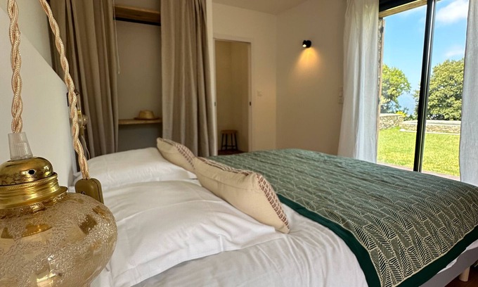 Murato Apartamento | Habitación 'Chambre 2' con vistas a la montaña, Wi-Fi y aire acondicionado