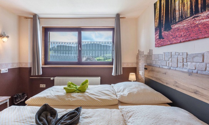 Bernau Apartamento | Habitación 'Doppelzimmer 1' con vistas a la montaña, terraza compartida y Wi-Fi