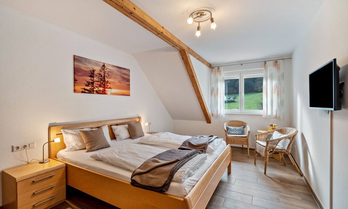 Winden im Elztal Apartamento | Habitación 'Gästezimmer Hörnlebergblick' con terraza compartida, jardín compartido y Wi-Fi