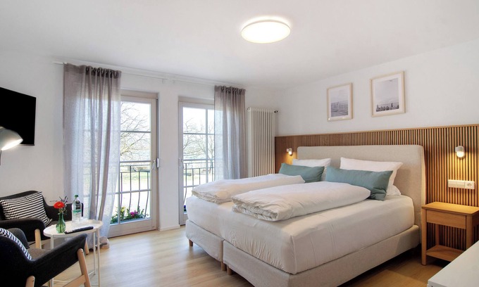 Lippertsreute Apartamento | Habitación 'Hagnau' con terraza compartida, jardín compartido y Wi-Fi