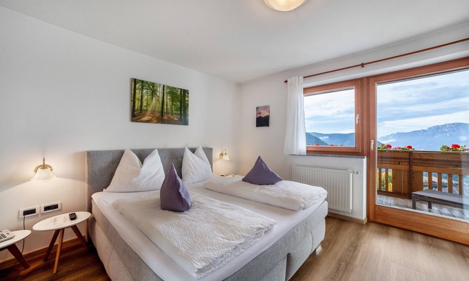 Meltina Apartamento | Habitación 'Klausthaler Zimmer 23' con vistas a la montaña, terraza compartida y Wi-Fi