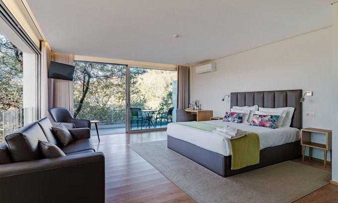 Ventosa Apartamento | Habitación 'Queen Deluxe - Oak Nature' con piscina compartida, terraza compartida y Wi-Fi