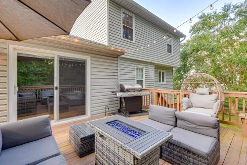Maryland City Casa | Room to Work and Relax! Laurel Home with Office, Yard