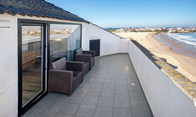 Baleal Apartamento | Habitación 'Top Floor North Suite' con vistas al mar, terraza privada y Wi-Fi