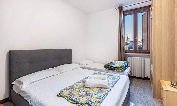 Pizzoletta Apartamento | Habitación 'Tripla Budget' con terraza compartida, Wi-Fi y aire acondicionado