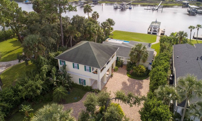 Ponte Vedra Beach Casa | Roscoe Grande | Pets, Canal Front, Boat Dock, Pool