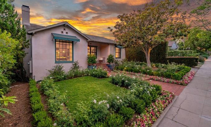 Upper East Casa | Rose Garden Cottage - Classic Santa Barbara Luxury