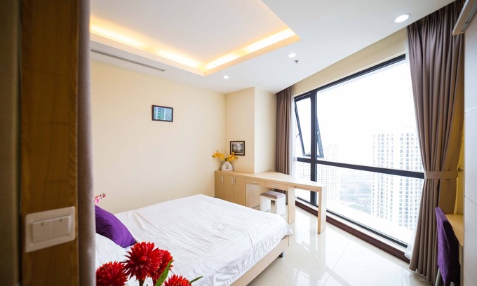 Thanh Xuan Apartamento | Rosy 5 ★ Royal City Hanoi ♥ Luxury 3 BR Apt-King cama