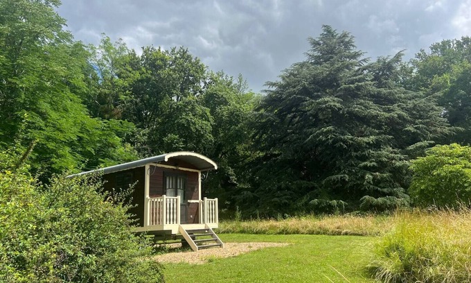 Montcaret Cabina | Roulotte zen en pleine nature Dordogne Montcaret