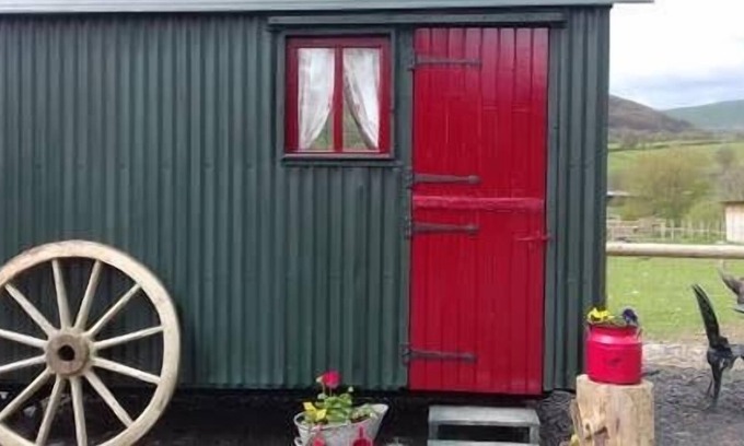 Rhayader Cabina | Ruby Shepherds hut - Una Habitación , Capacidad 4
