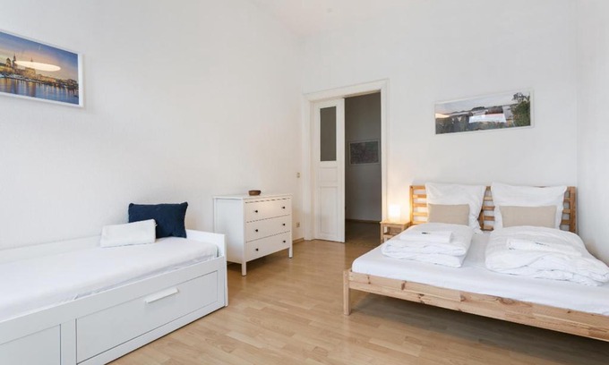 Leipziger Vorstadt Apartamento | Ruhiges Apartment am Rande des Szeneviertels