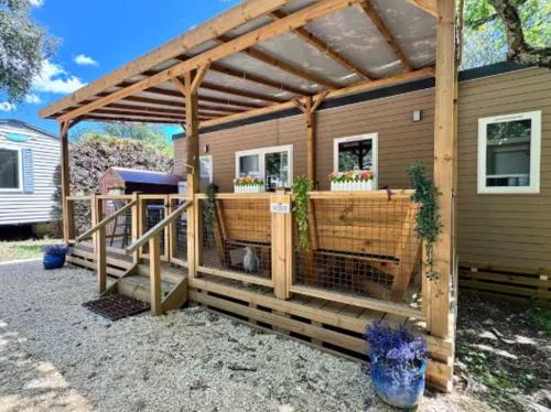 Lagorce Apartamento | Ruoms Mobil-home camping animé près des Gorges