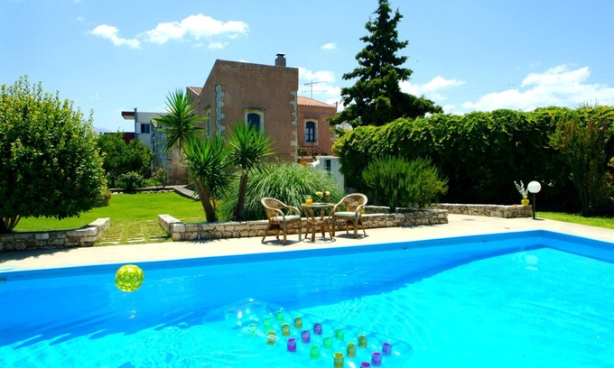 Prinos Casa | Idilio rural y entorno tranquilo - casa de vacaciones con piscina, wifi | Prinos, Creta