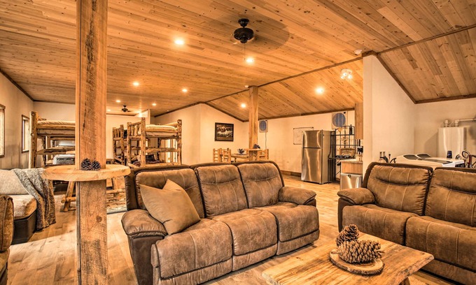 Kettle Falls Casa | Rural Kettle Falls Bunkhouse w/ Airstrip & Trails!