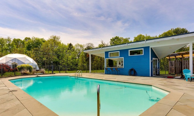 Gardiner Casa | Rural New York Vacation Rental w/ Private Pool
