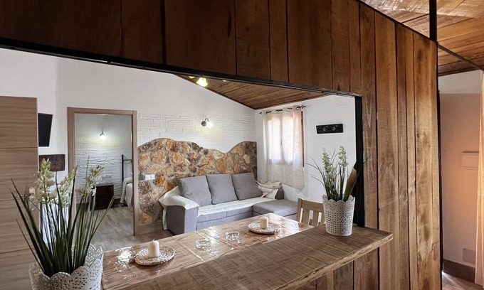 Campocamara Cabaña | Apartamento rural independiente con vistas a Sierra de Cazorla y accesible para movilidad reducida