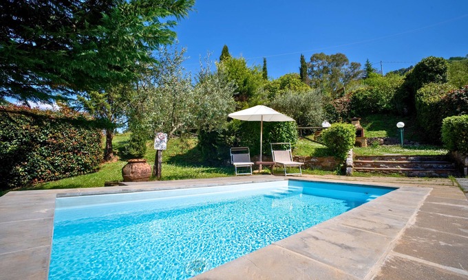 Pescaglia Cabaña | Villa rural en Toscana - Lucca con piscina sólo para uso privado Tuyo -ALL INCL