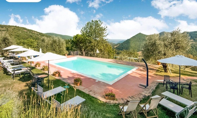 Monte Santa Maria Tiberina Otro | Casa de campo rústica Serenity