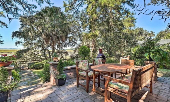 Beaufort Casa | Rustic Beaufort Home w/ Stunning Marsh Views!