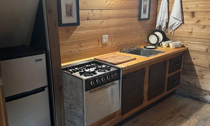 Golden Cabina | Rustic Beaverfoot Lodge Woodland Cabin