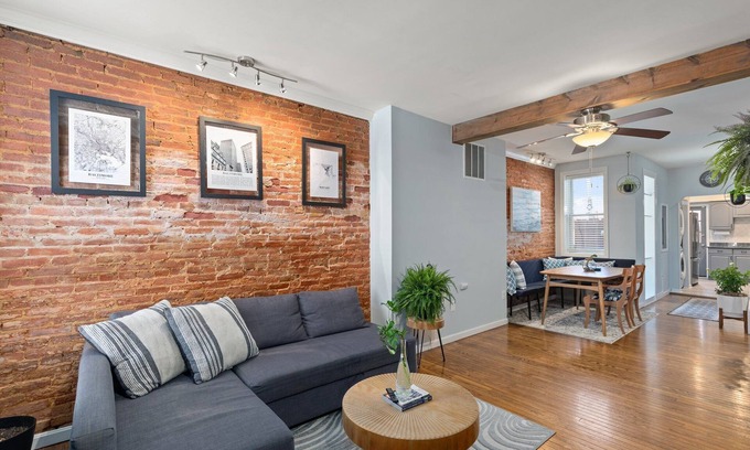 Canton Casa | Rustic Canton Townhouse: 2 Bed, 2 Bath with Stunning Rooftop Deck
