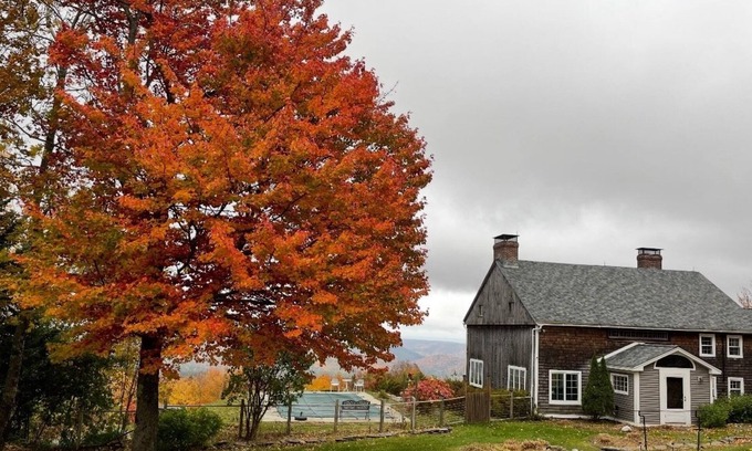 West Dover Casa | Rustic, dog-friendly escape with private pool, sweeping views, & W/D