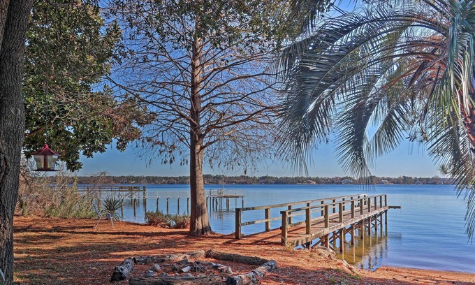 Lake Murray of Richland Cabaña | ¡NUEVO! Escape que admite mascotas en el lago Murray con pozo de fuego