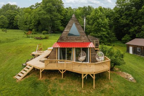 Roscoe Chalet De Esquí | Rustic Escape UTV, Tub, Trails & Fire Pit 25 acre