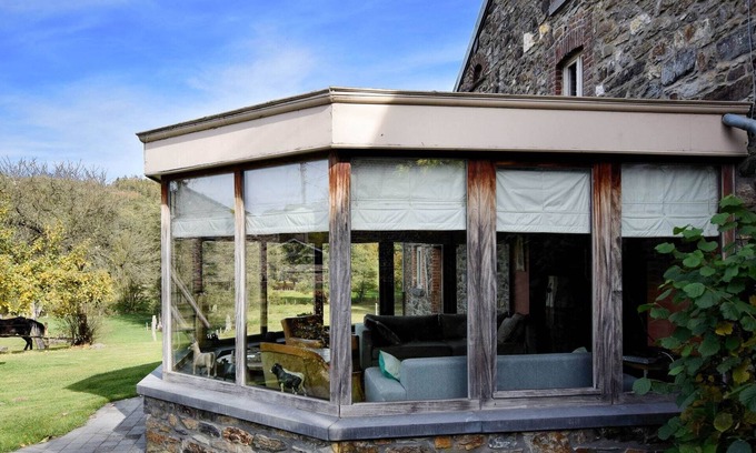 Petit-Thier Casa | Casa de vacaciones vintage en Vielsalm con Manicured Jardín