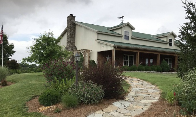 Willisburg Casa | Lodge rústico en granja