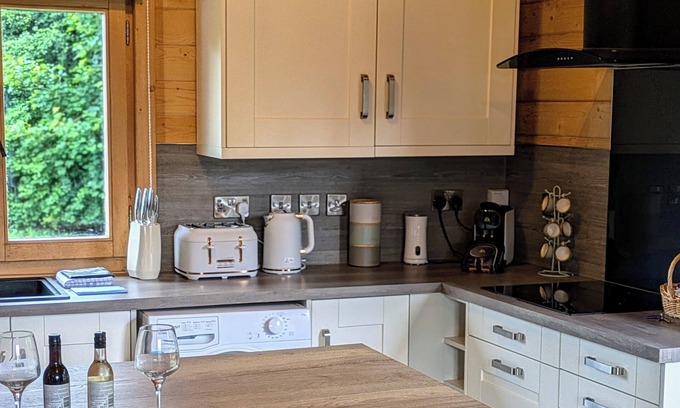 Newcastleton Cabina | Rustic Lodge Retreat at Riverview Holiday Park