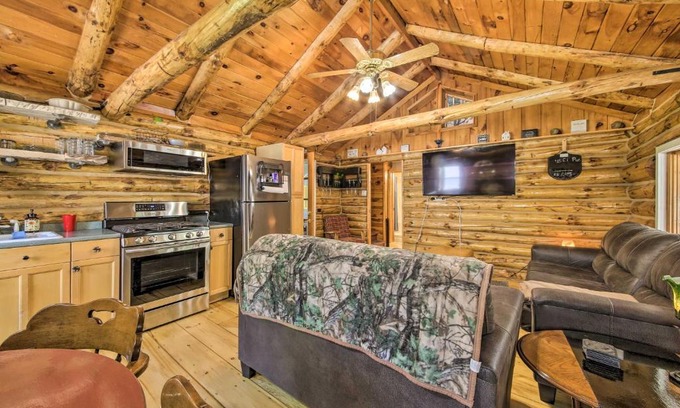Madison Casa | Rustic Madison Getaway with Fire Pit and Patio!