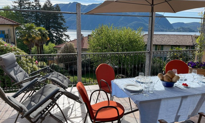 Verbania Apartamento | Fantástica ubicación con vista al lago en la orilla oeste del Lago Maggiore