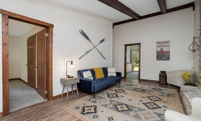 Brookville Casa | Rustic River Retreat- located right on the Whitewater River!