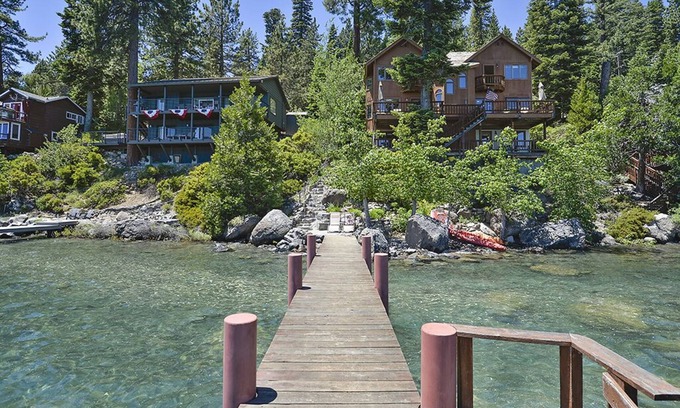 Ridgewood Casa | Precioso lago Frente de gama alta casa con playa privada y embarcadero!