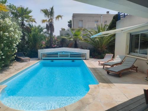 Sete Villa | Sète, Villa 4 étoiles avec piscine à deux pas de la plage !
