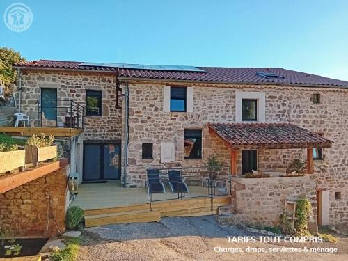 Saint-Julien-Molin-Molette Casa | Séjour paisible en gîte de charme avec spa en campagne - FR-1-496-334