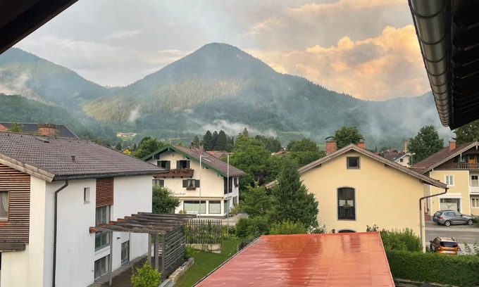 Unterwoessen Apartamento | Süßes Studio mit Bergblick