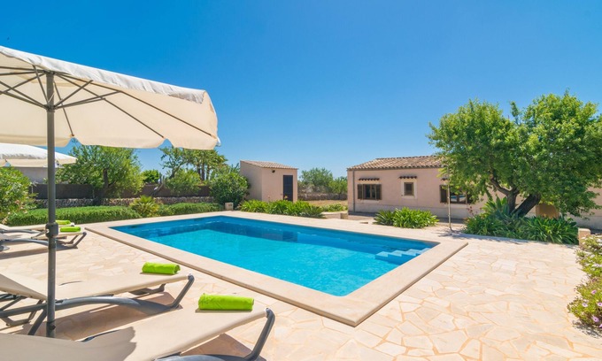 Portopetro Villa | S'ESTRET - Villa con piscina privada en S'Alqueria Blanca. WiFi Gratis