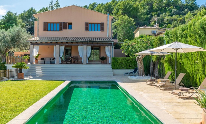 Mancor de la Vall Villa | SA TANCA DE SA NINA - Hermosa villa con piscina privada junto a las montañas. Wifi gratis