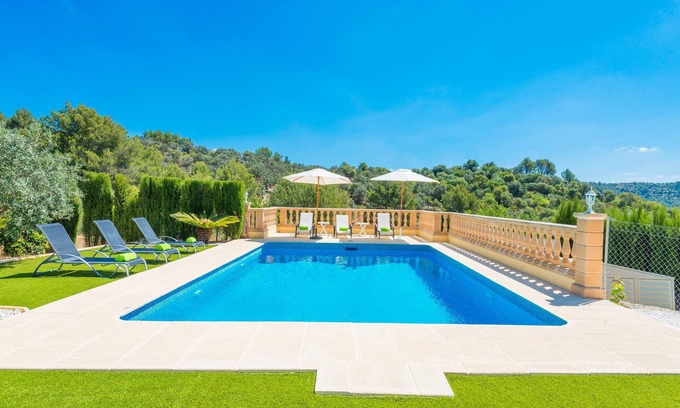 Mancor de la Vall Villa | SA TANCA (MANCORINA) - Villa con piscina privada en Mancor de la Vall. WiFi Gratis