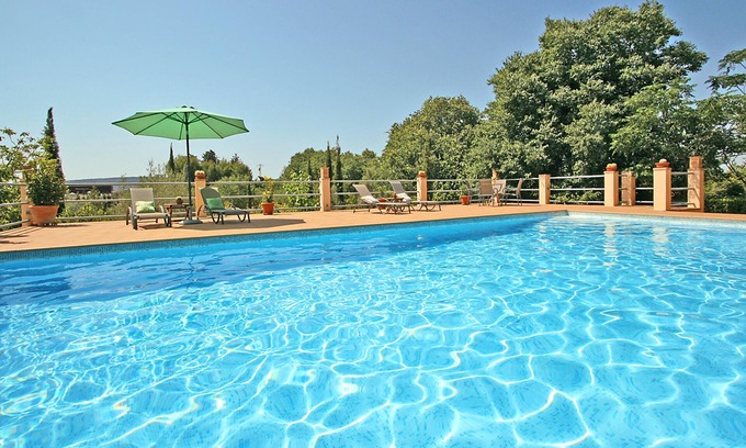 Santa Maria del Cami Casa | Idílica casa de campo grande, diseño individual, jardín oasis, piscina, WiFi