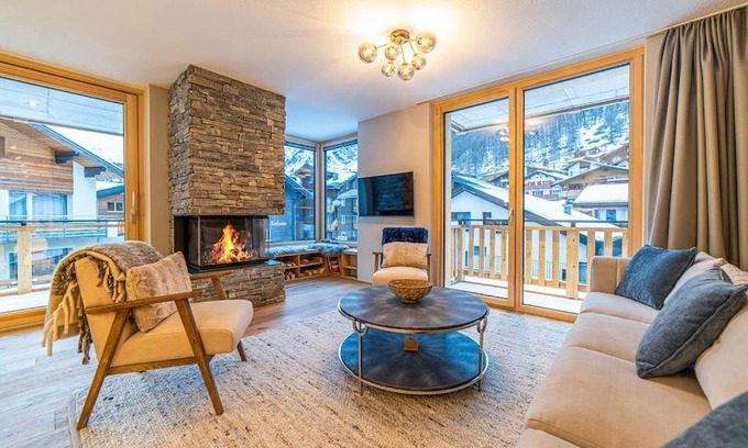 Saas-Fee Apartamento | Saas-Fee stylish ski apartment